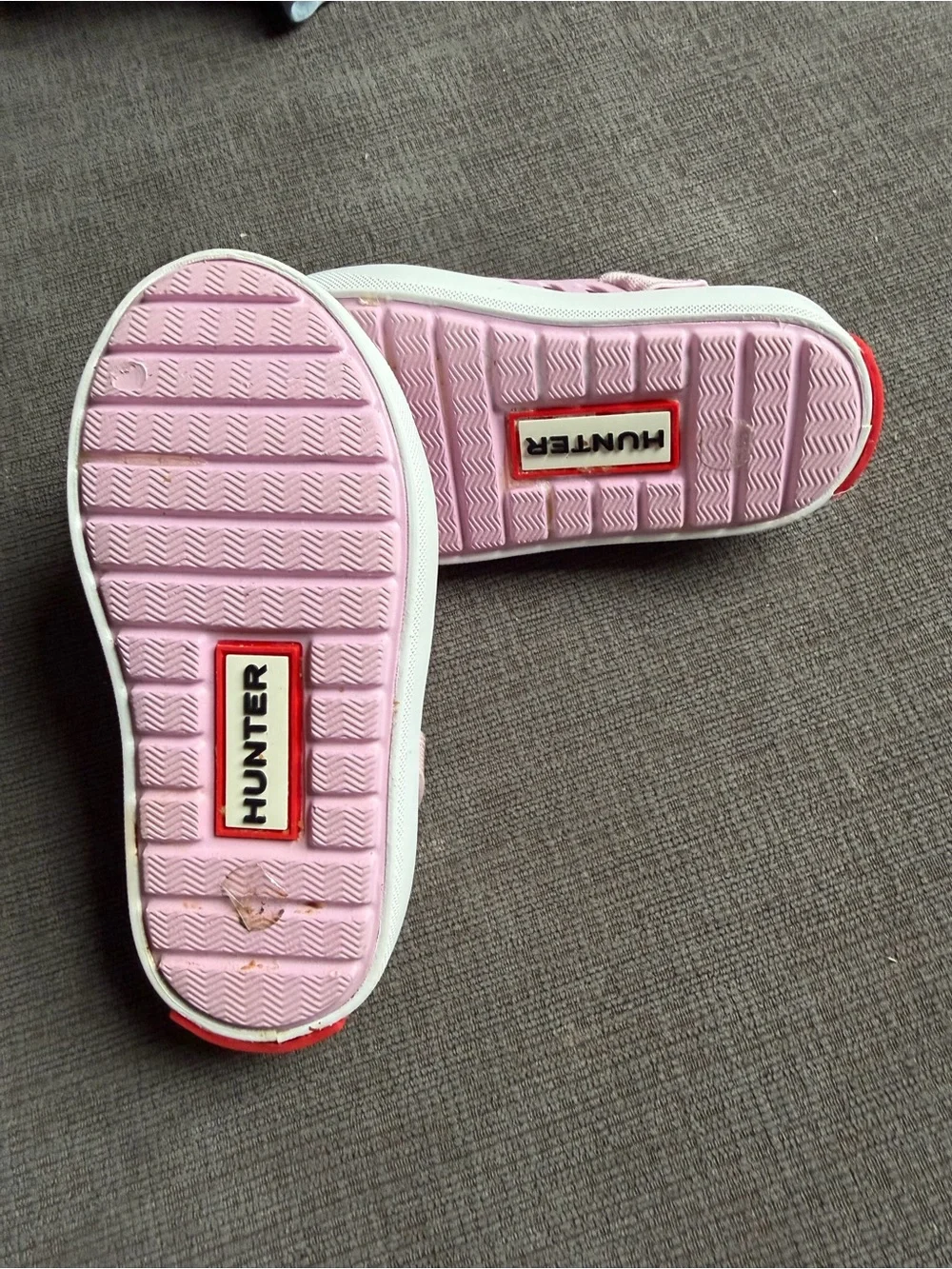 HUNTER Toddler Kids Pink Slip-On Sandal Size 5C